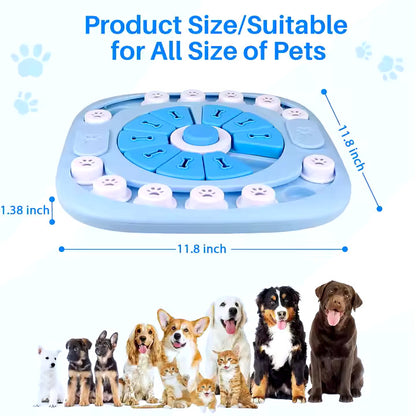 Puzzle Feeder Dog Toy for Large Medium Dogs * IQPetLab