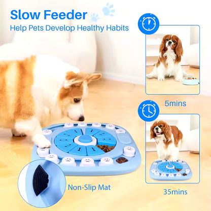 Puzzle Feeder Dog Toy for Large Medium Dogs * IQPetLab